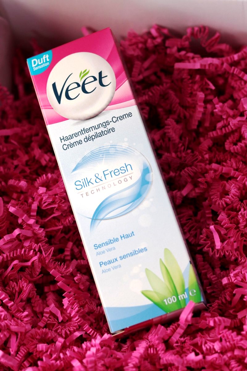 Schön für mich Box, Schön für mich Box April 2016, Rossmann Box, Rossmann Box April, #sfmbox, Veet Enthaarungscreme