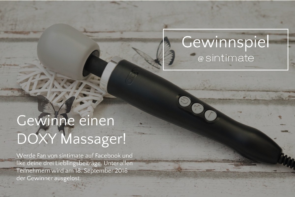 DOXY Vibrator Gewinnspiel - Werde Fan, gewinne einen DOXY! [September 2016]