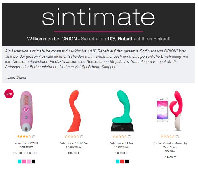 Exklusiv für euch - 10 % Rabatt auf alle Toys bei ORION!