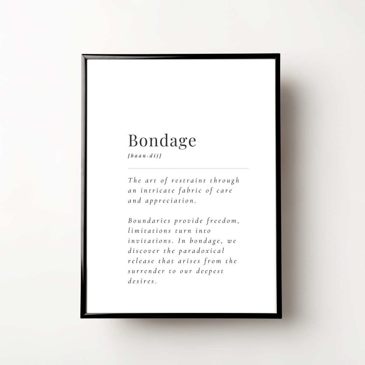 Bondage