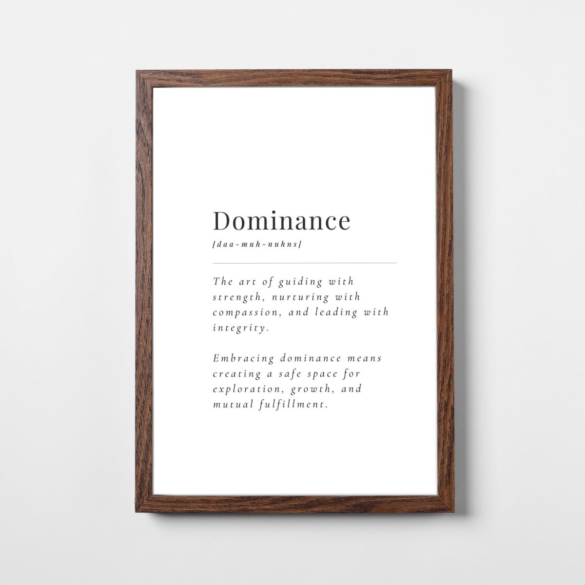 Dominance