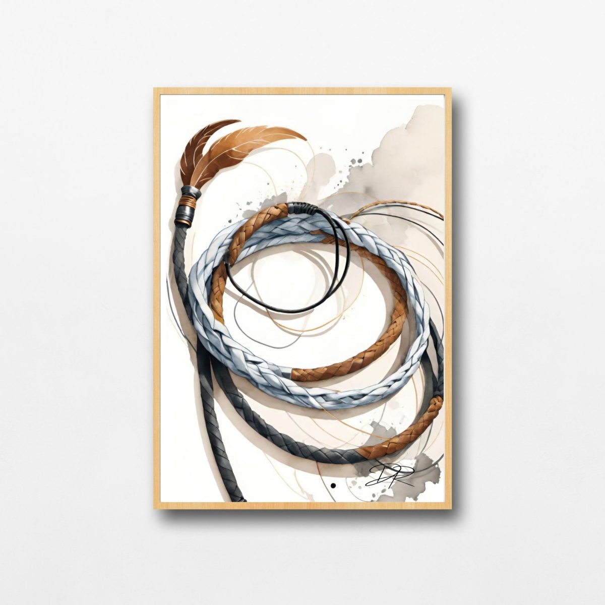 Whip on White