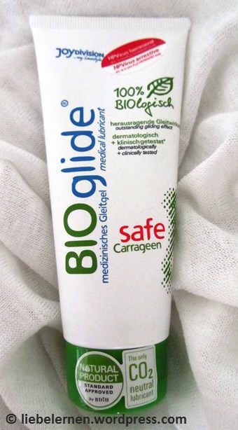 Bioglide, Gleitgel, Gleitmittel, vegan, Carrageen, Joydivision Bioglide, Joydivision, HPV