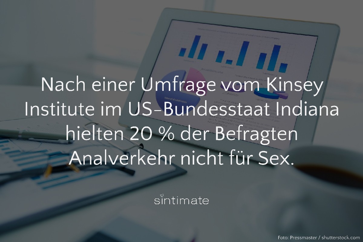 Sex Analsex, Umfrage Sex, Sex Fakten