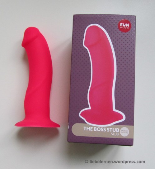 Boss Stub Fun Factory, Boss Dildo, Boss Stub, großer Dildo, Strap on, Dildo pink, Fun Factory