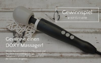 DOXY Vibrator Gewinnspiel – Werde Fan, gewinne einen DOXY! [September 2016]